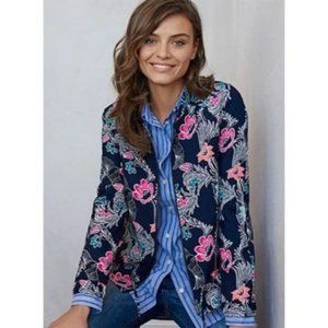 Banana Republic Women's Floral Bomber Jacket - Size XS